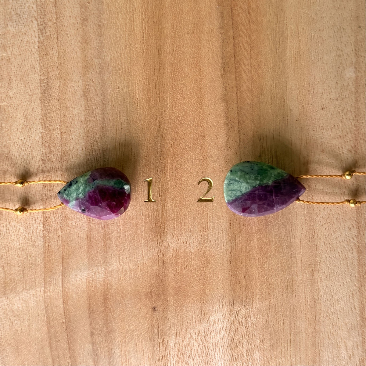 Ruby Zoisite Alohi Drop