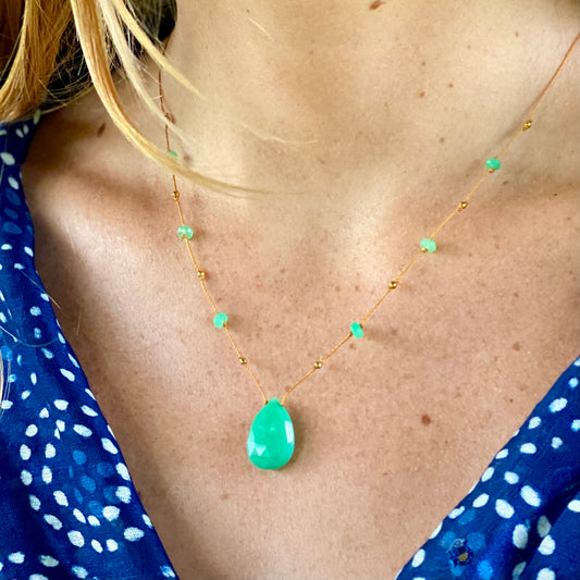 Chrysoprase Alohi Drop