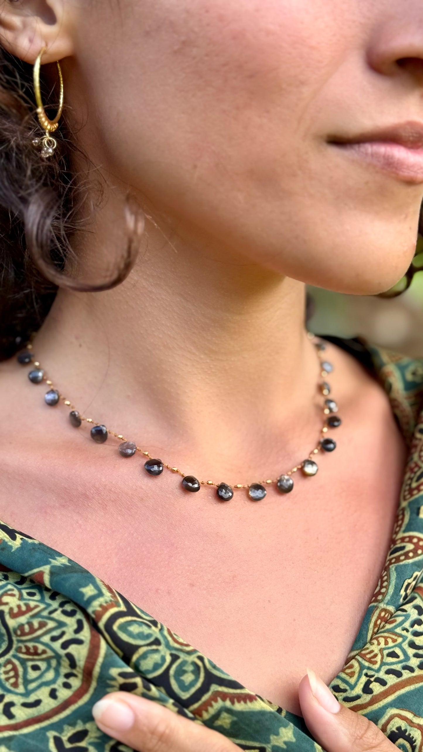 Black Moonstone & Gold Ali'i