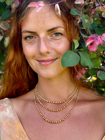 Organic Gold Necklace