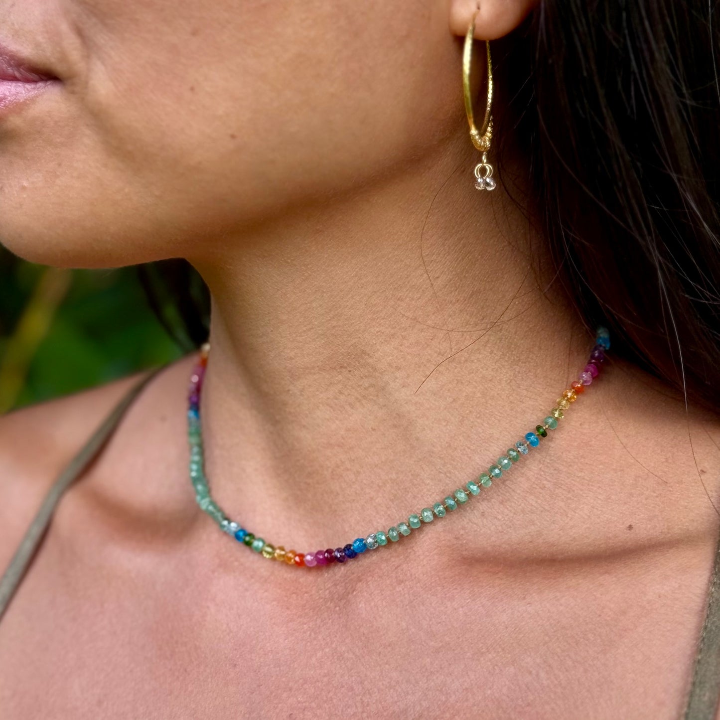 Zambian Emerald Rainbow Lei