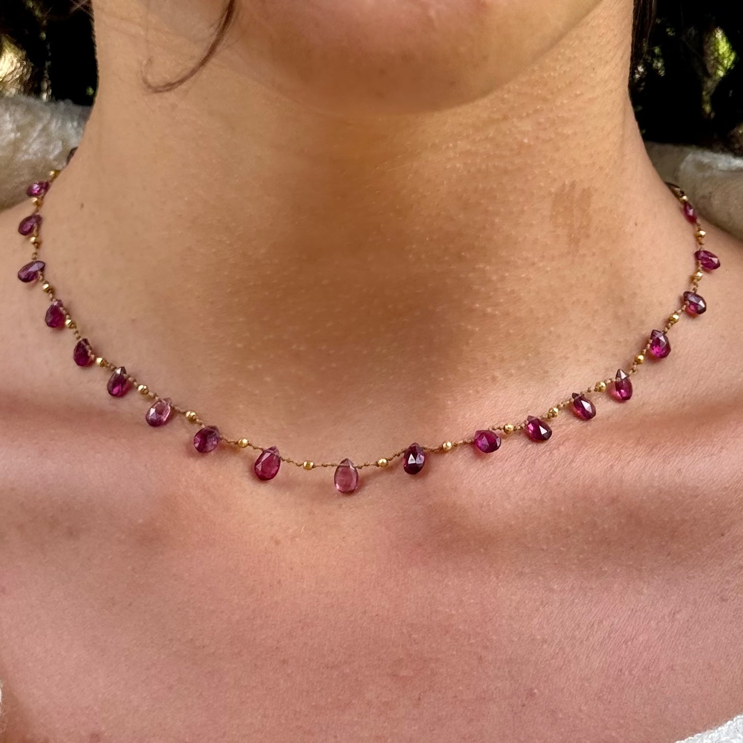 Pink Tourmaline & Gold Ali'i