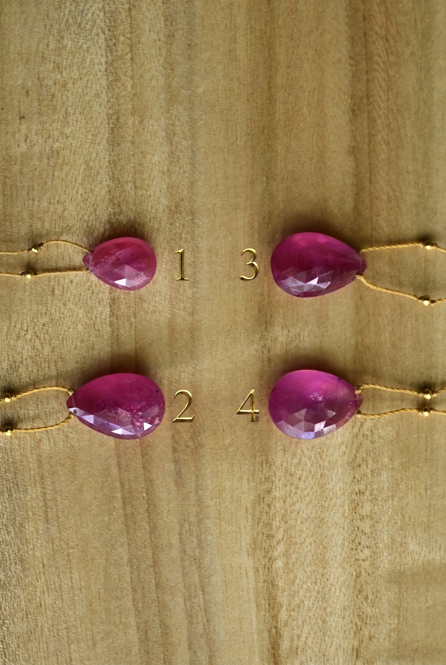 Pink Sapphire Alohi Drop