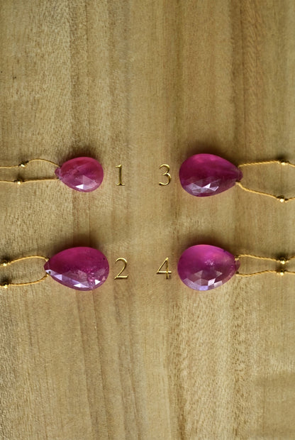 Pink Sapphire Alohi Drop