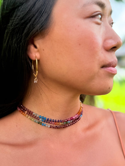 Garnet Rainbow Lei