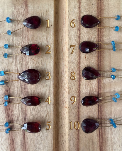 Garnet Rainbow Drop