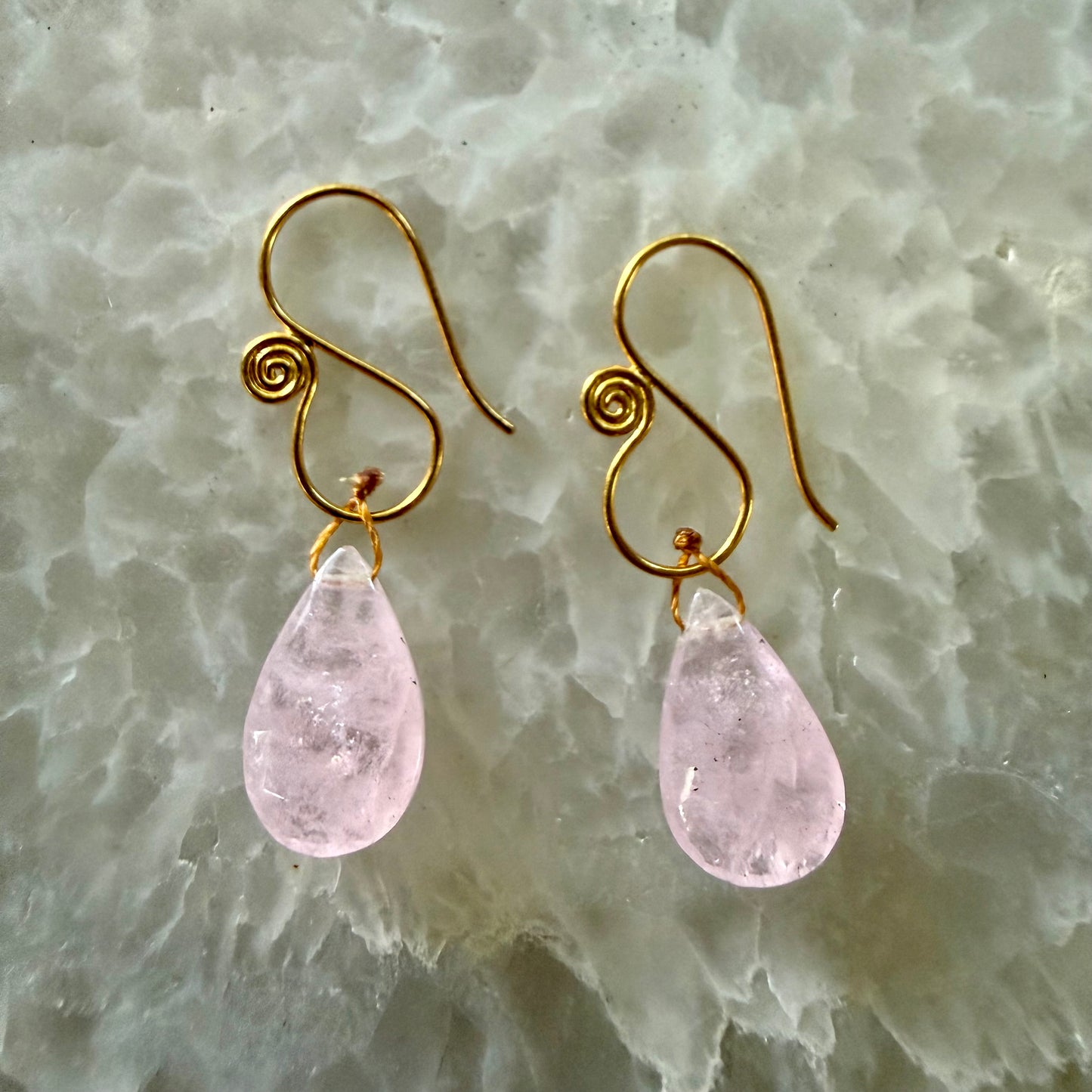 Gemstone Drop Earrings