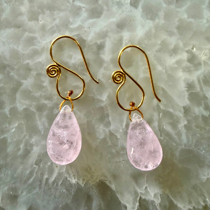 Gemstone Drop Earrings