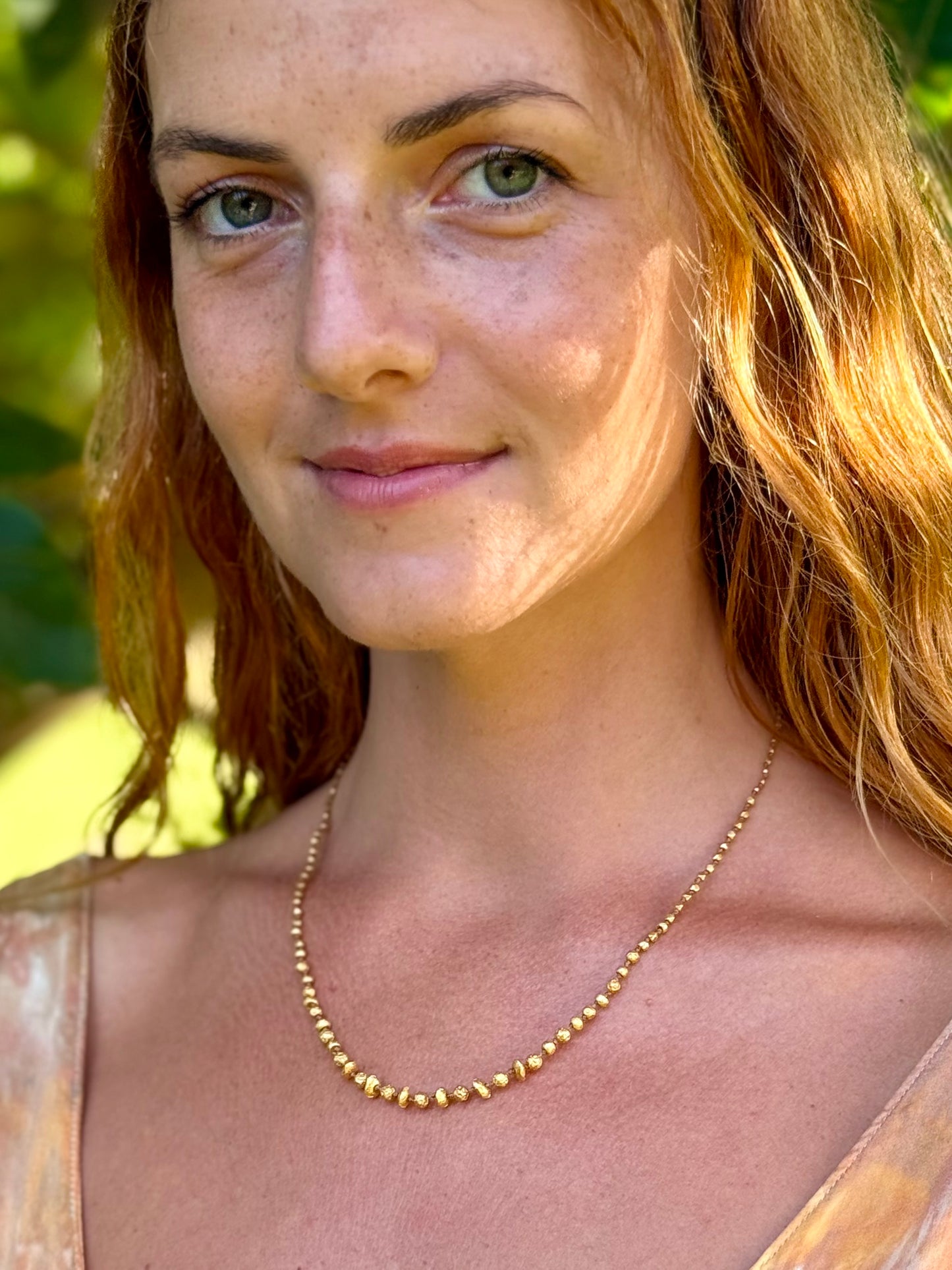 Organic Gold Necklace