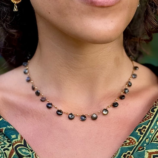 Black Moonstone & Gold Ali'i