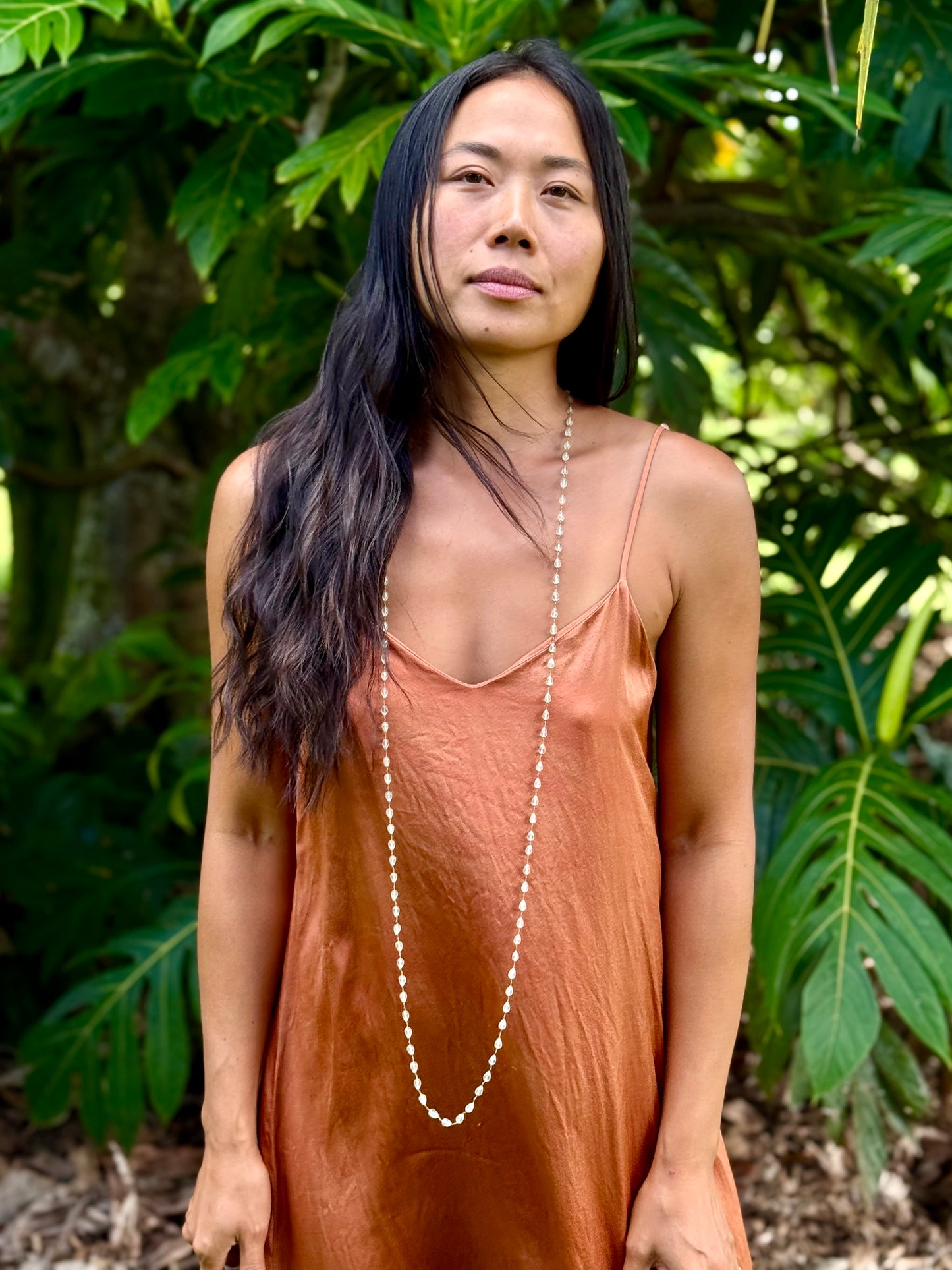 Prhenite Drop Lei