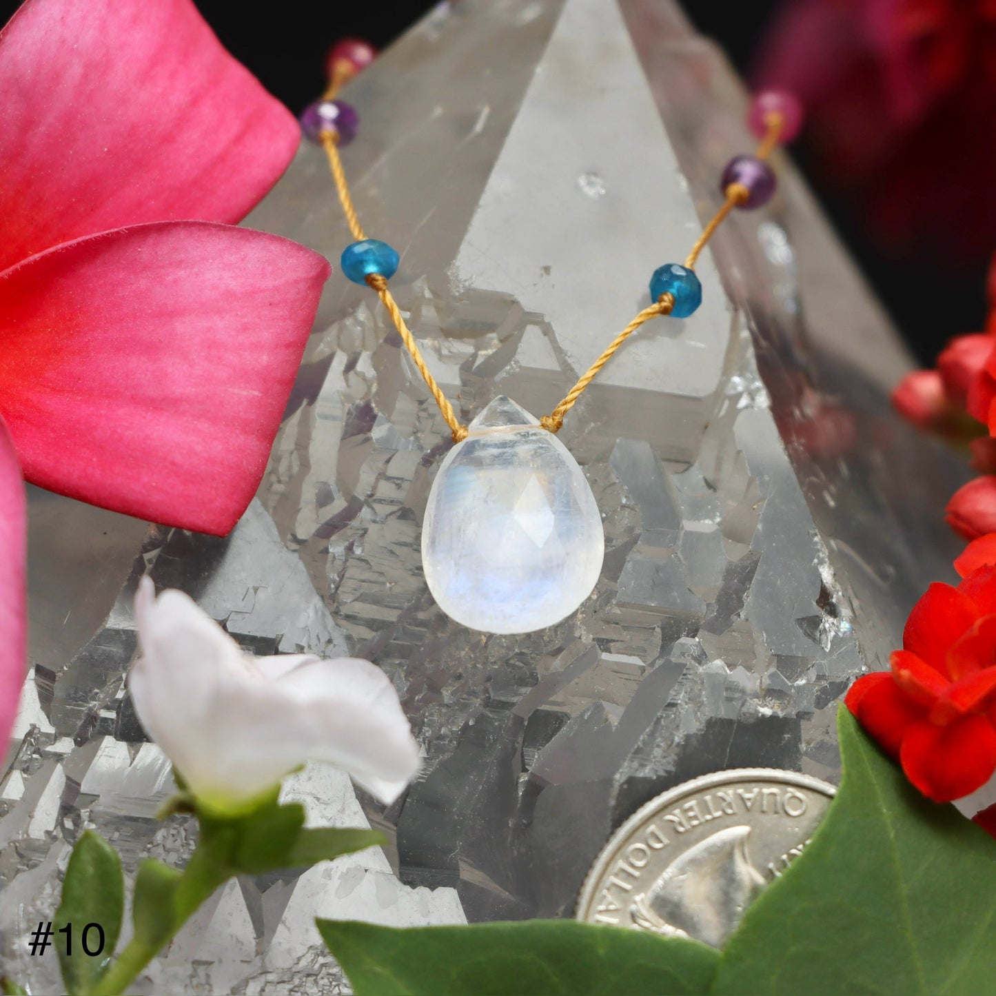 Moonstone Rainbow Drop