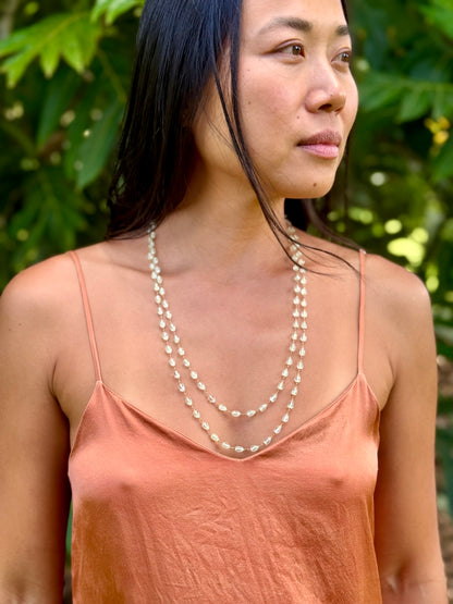 Prhenite Drop Lei