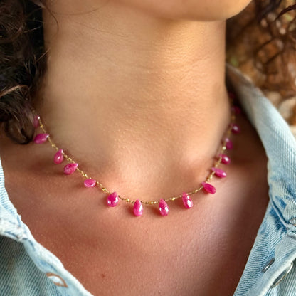 Fuchsia Sapphire & Gold Ali’i