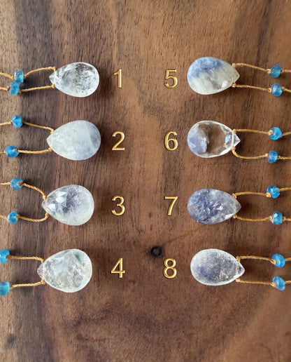 Dumortierite Rainbow Drop