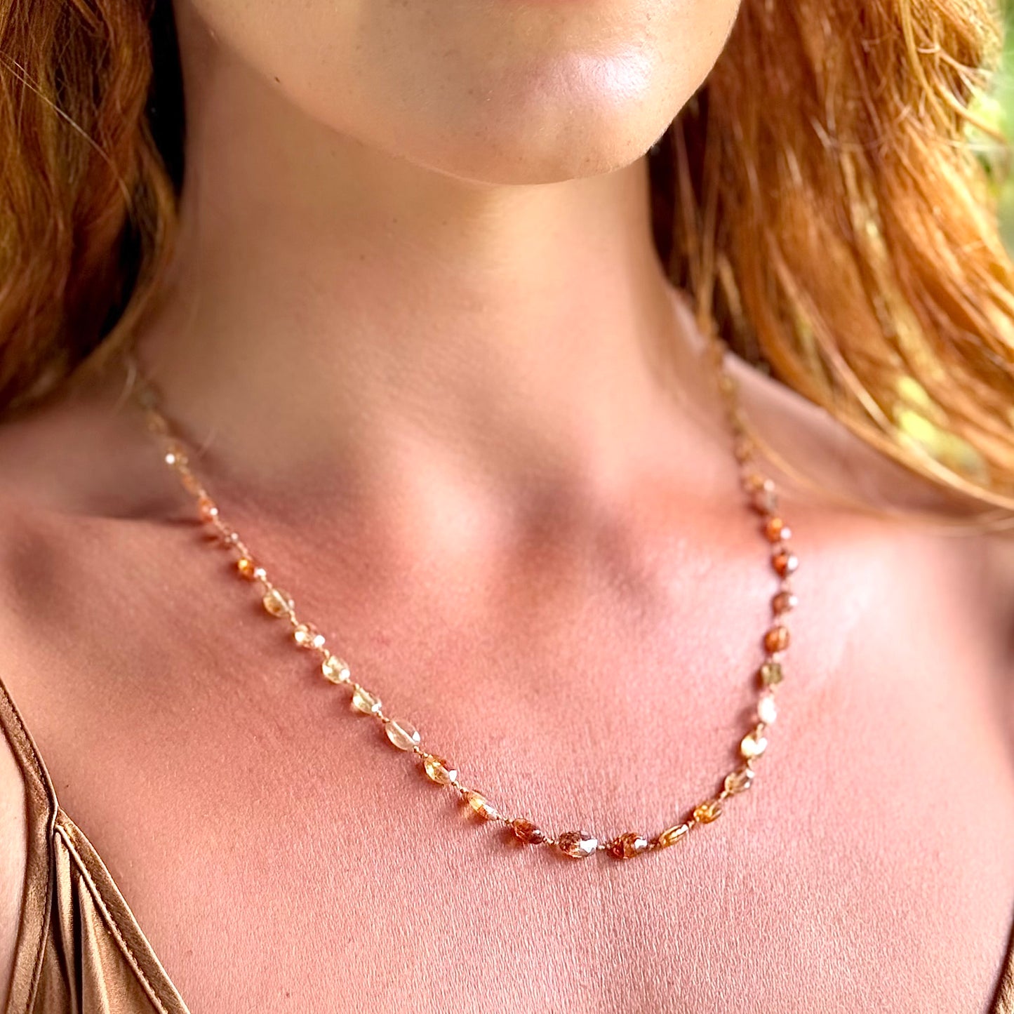 Golden Zircon Lei