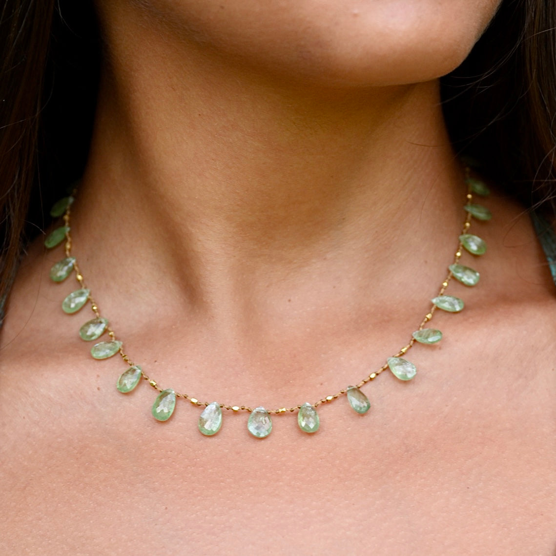 Green Kyanite & Gold Ali’i