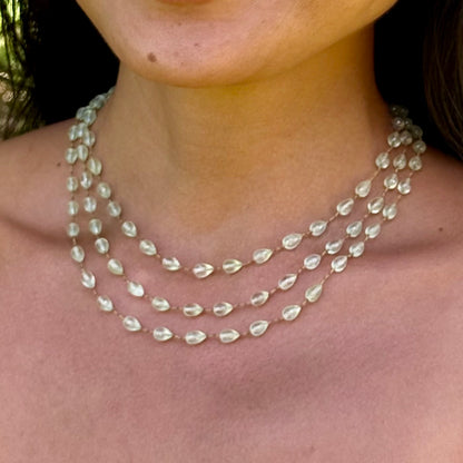 Prhenite Drop Lei