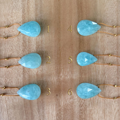 Aqua Amazonite Alohi Drop