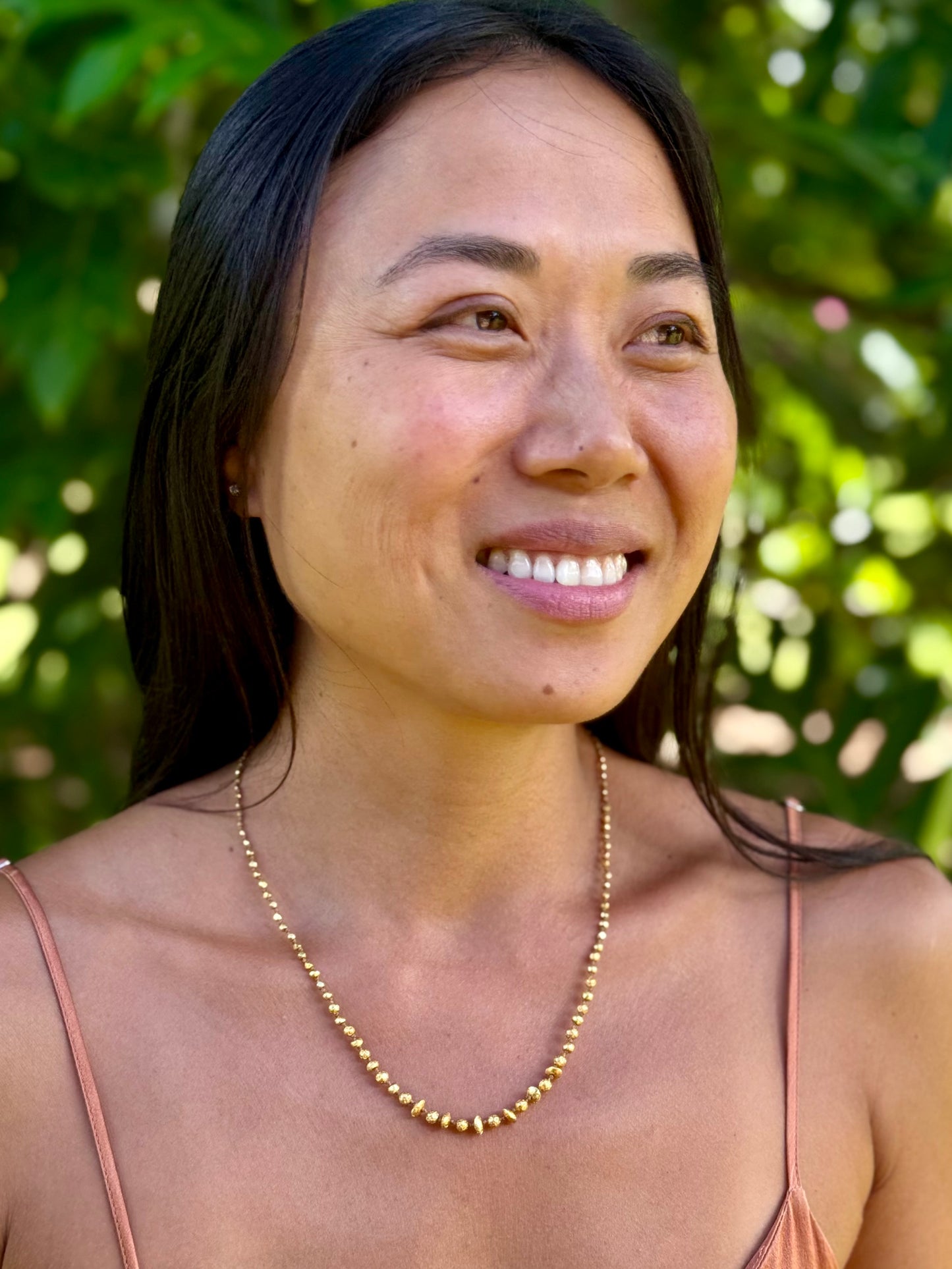Organic Gold Necklace