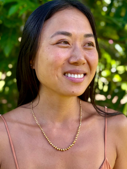 Organic Gold Necklace