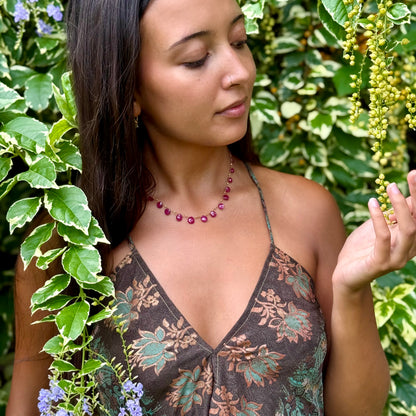 Hot Pink Sapphire & Gold Ali'i