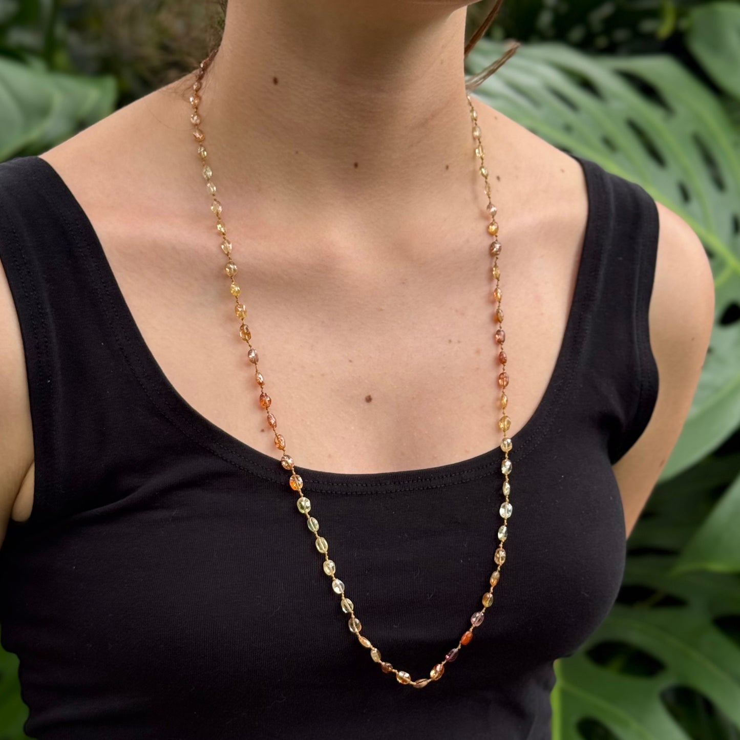 Golden Zircon Lei