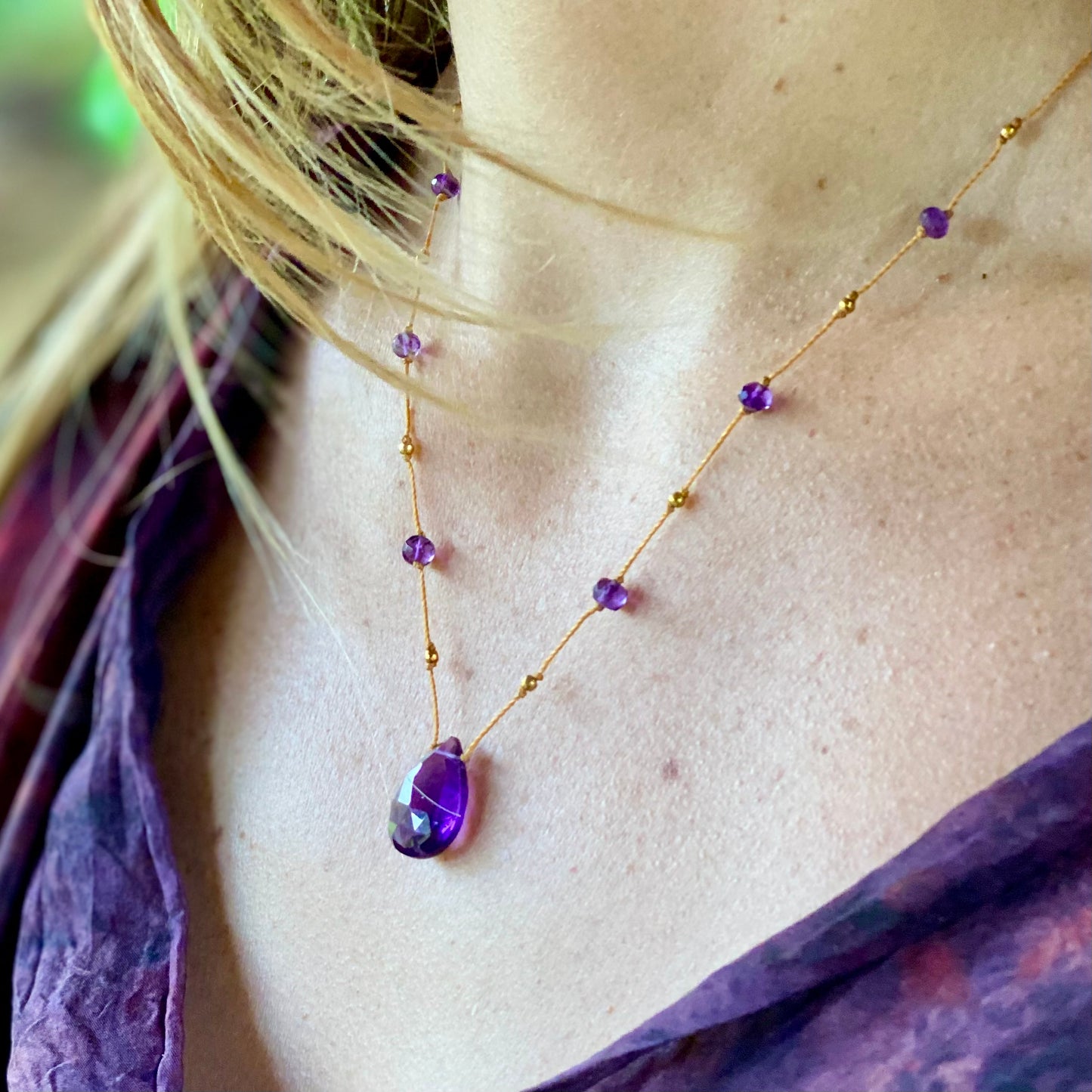 Amethyst Alohi Drop