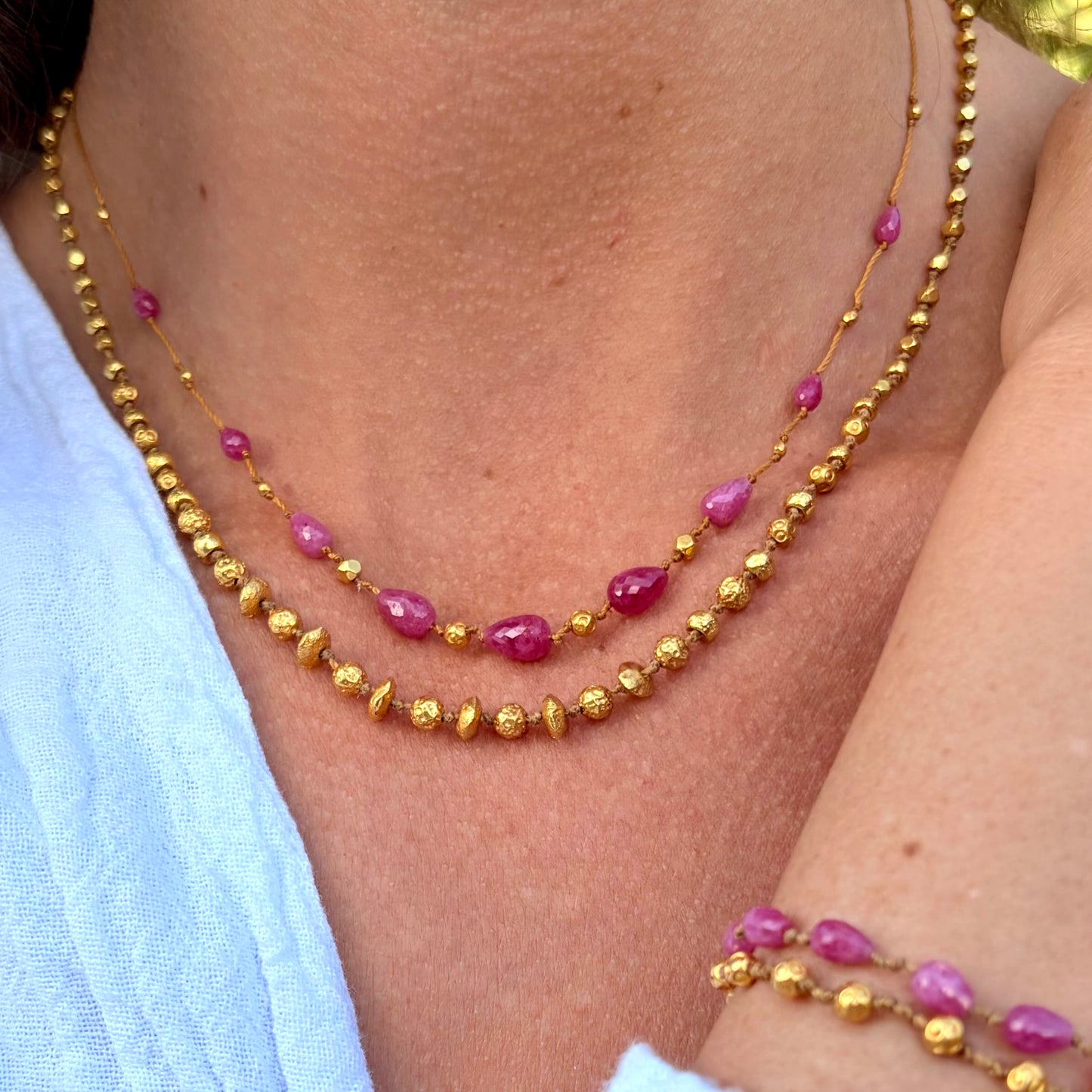 Organic Gold Necklace