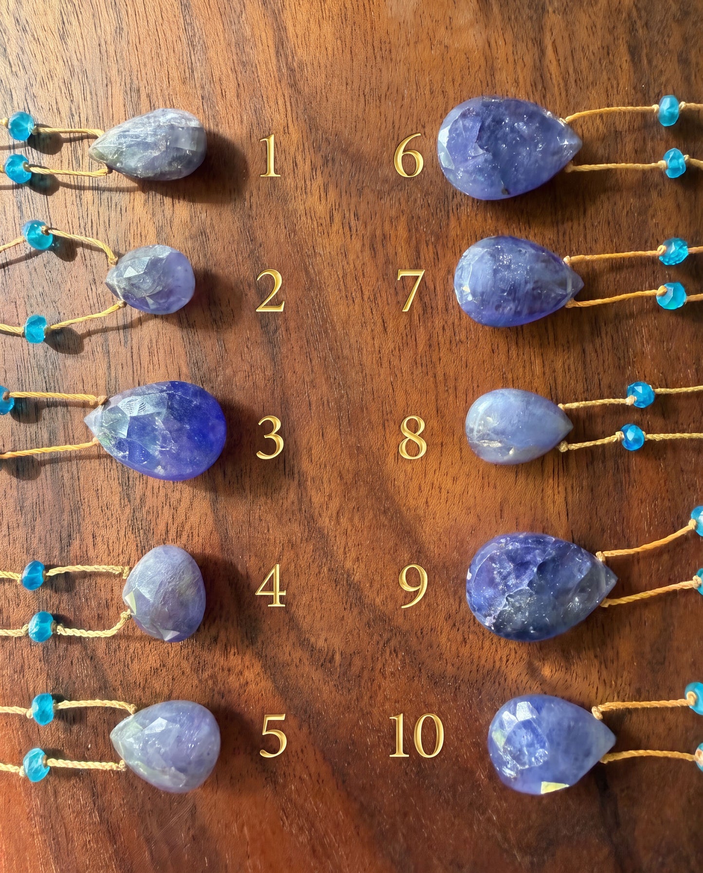 Tanzanite Rainbow Drop