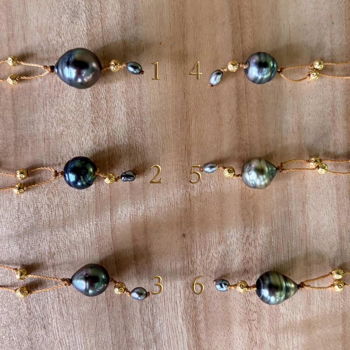 Tahitian Black Pearl Alohi Drop