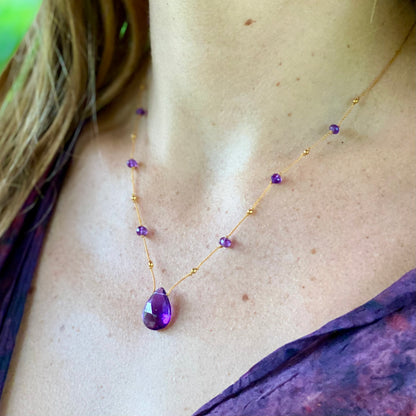 Amethyst Alohi Drop