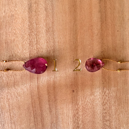 Pink Tourmaline Alohi Drop