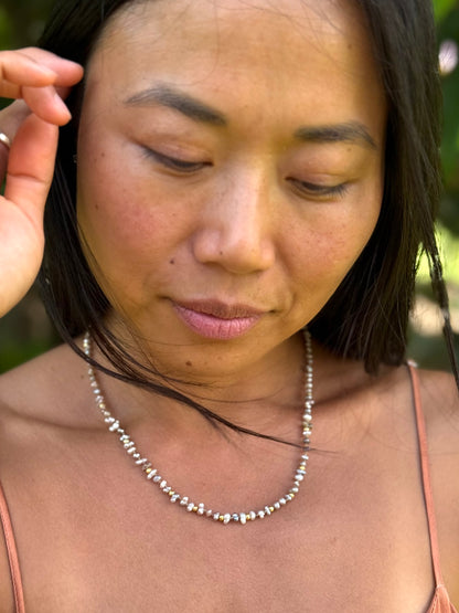Wild Baja Keshi Pearls and Gold
