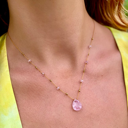 Morganite Alohi Drop