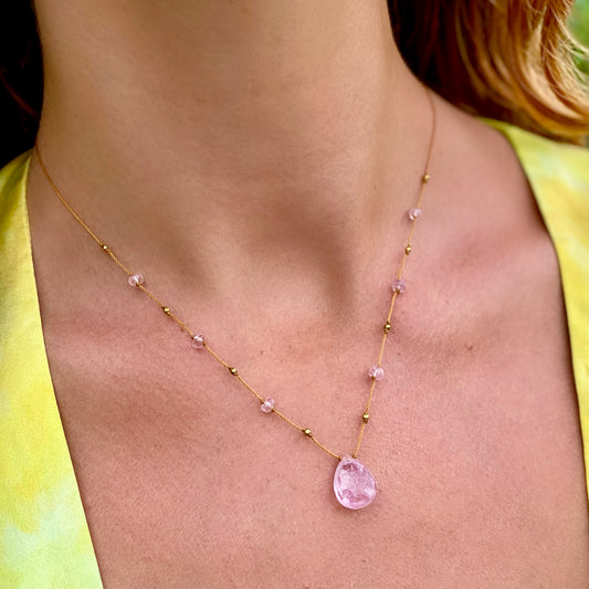 Morganite Alohi Drop