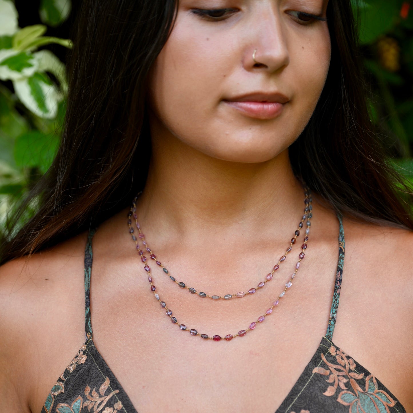 Shaded Multi-Spinel Lei