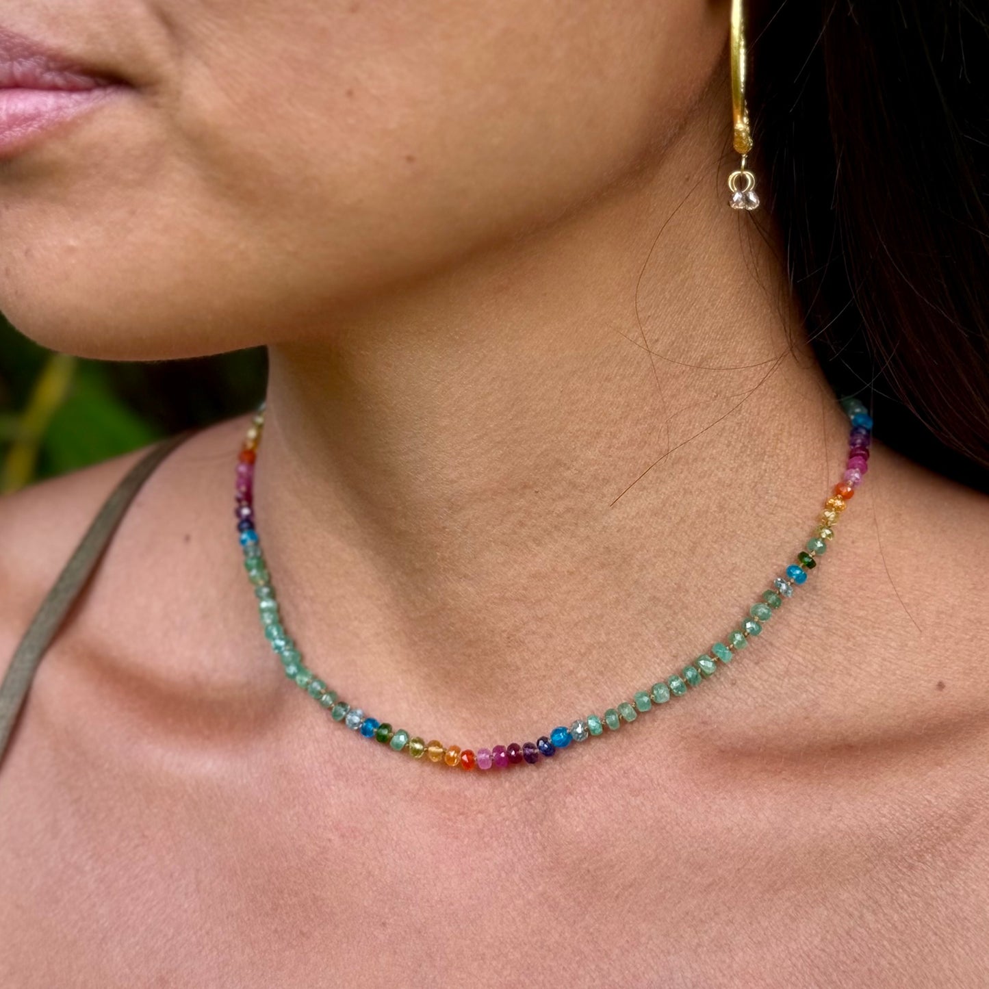 Zambian Emerald Rainbow Lei