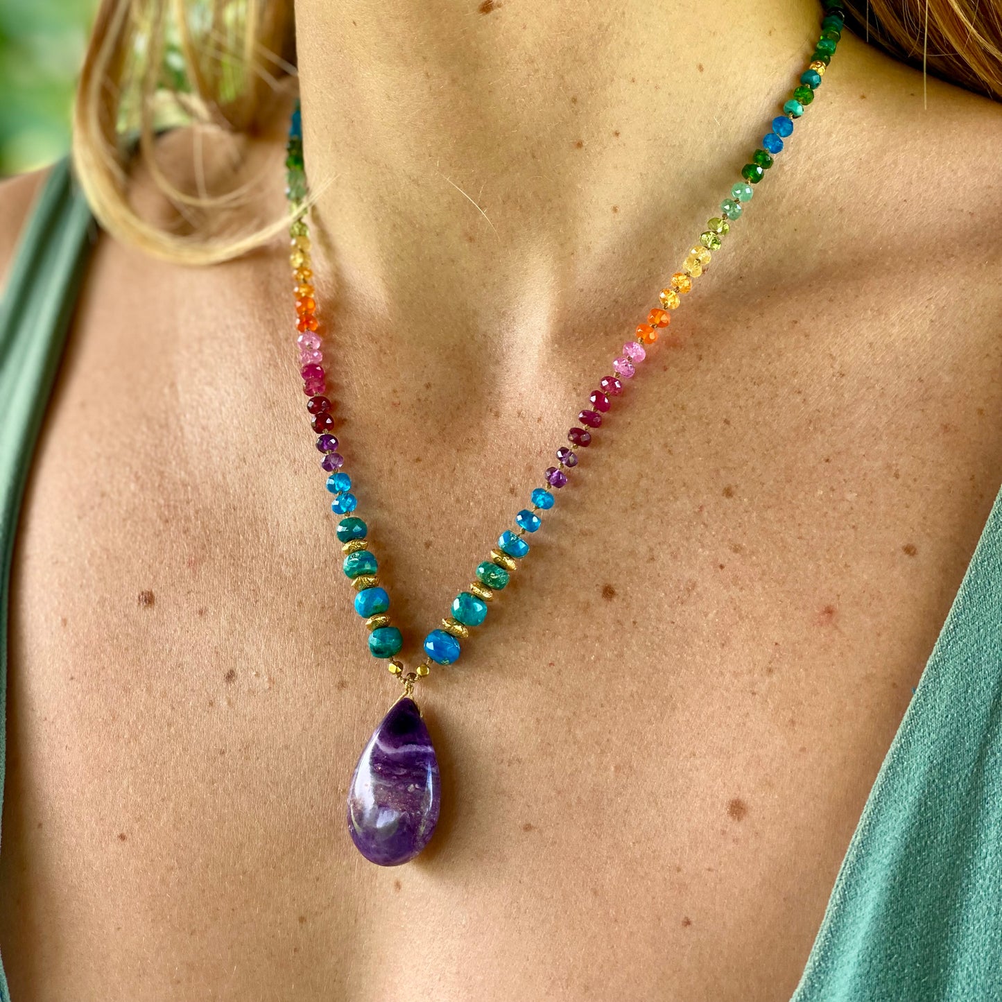 Morada Opal with Opalina & Gold Rainbow Mana