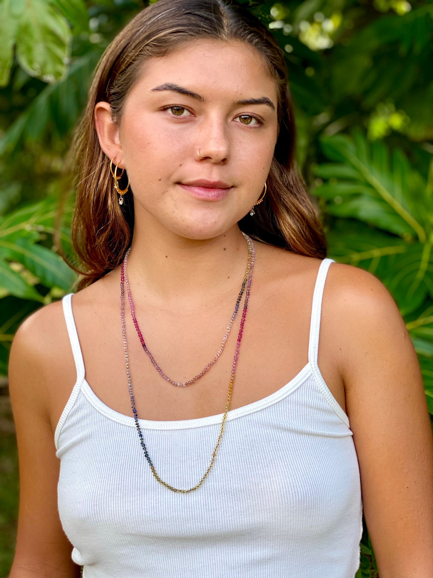 Soft Multi Sapphire Lei