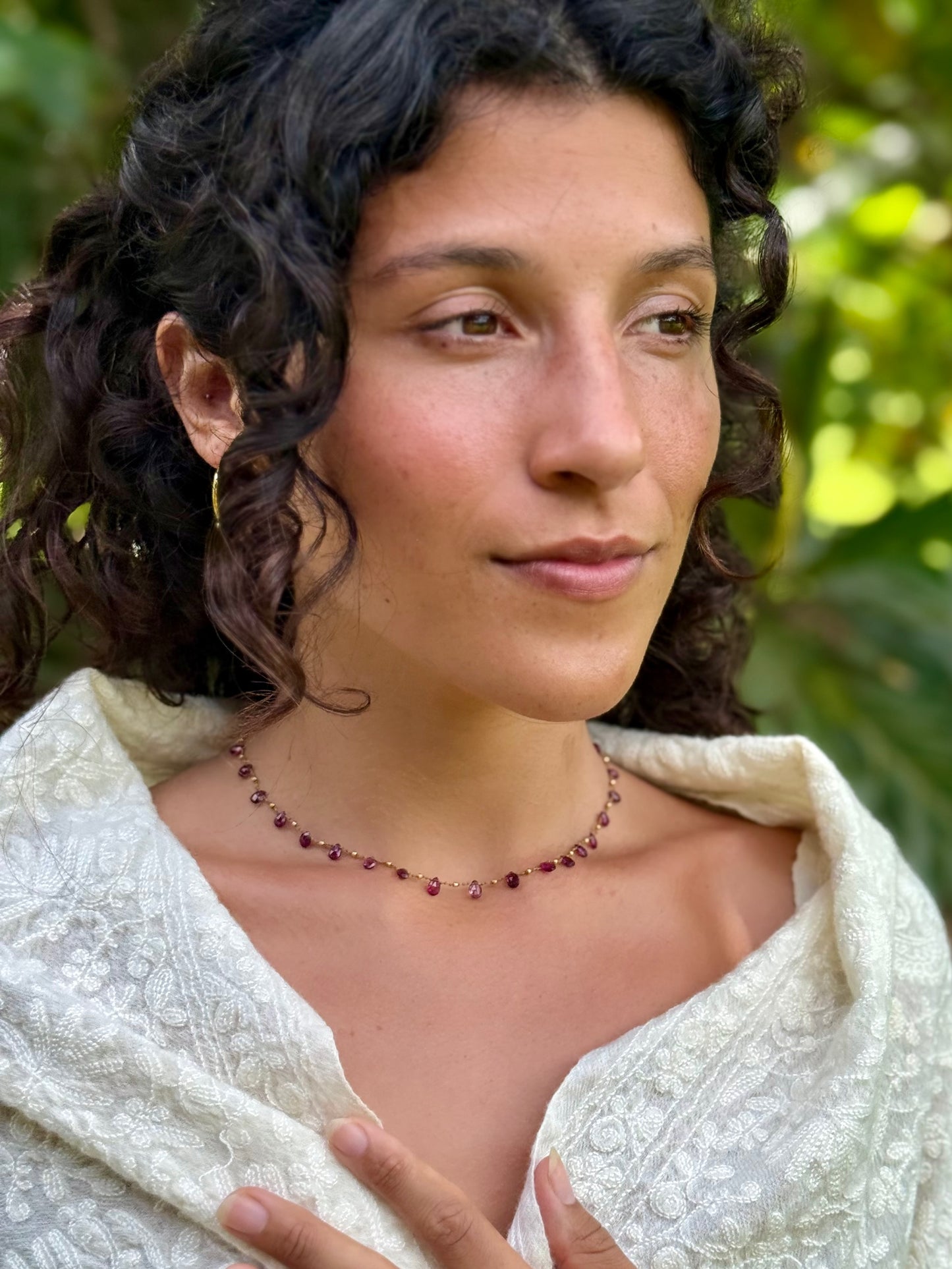 Pink Tourmaline & Gold Ali'i