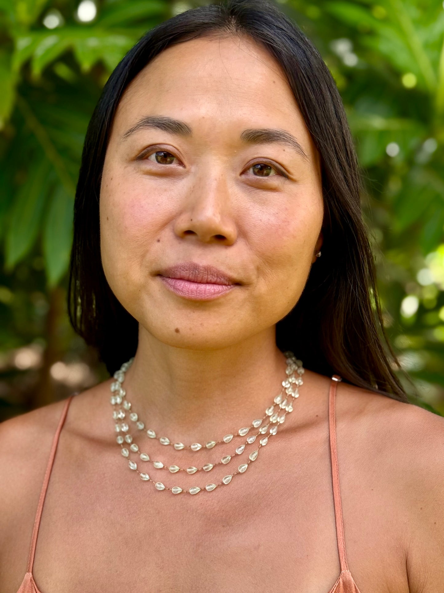 Prhenite Drop Lei