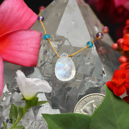 Moonstone Rainbow Drop