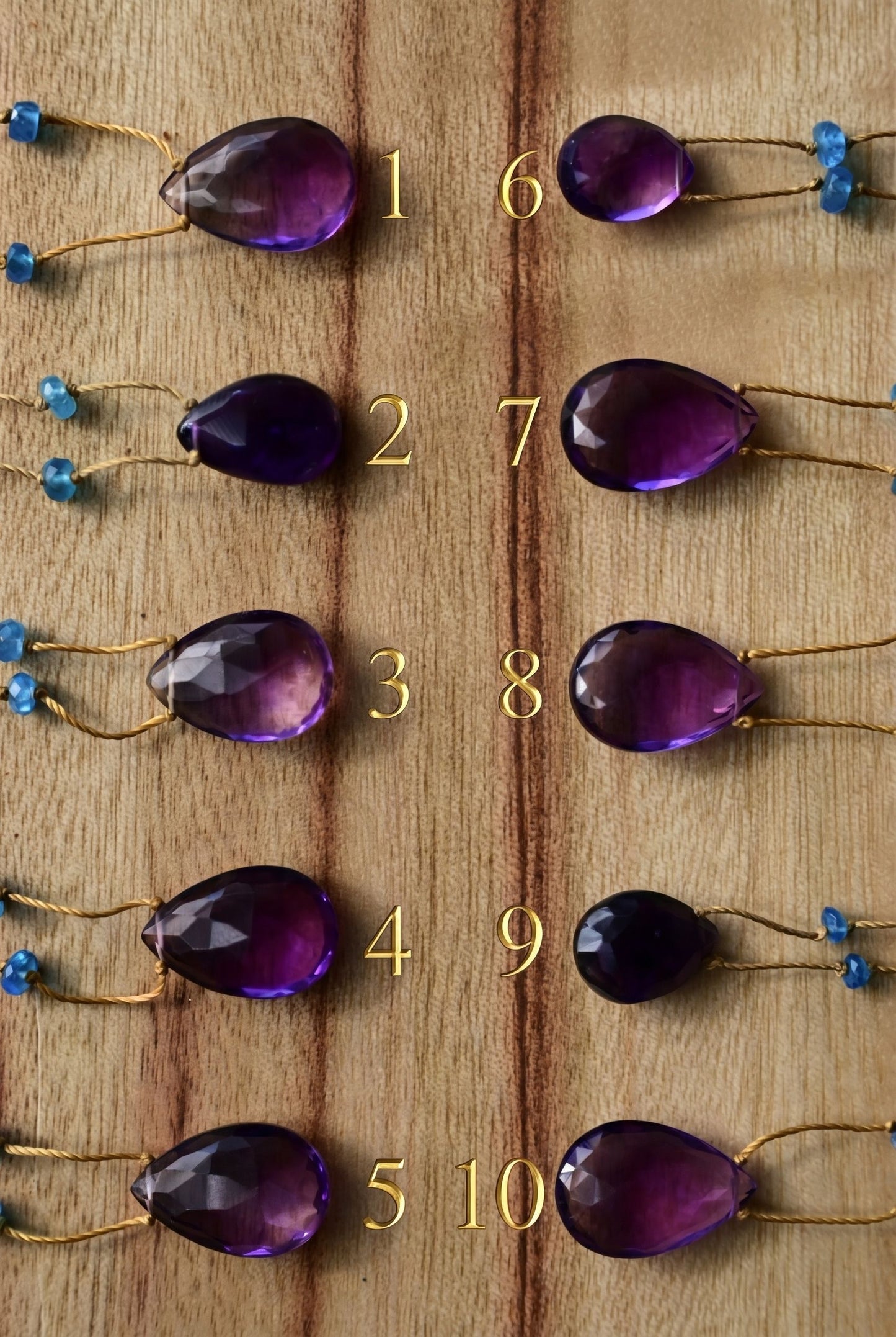 Amethyst Rainbow Drop