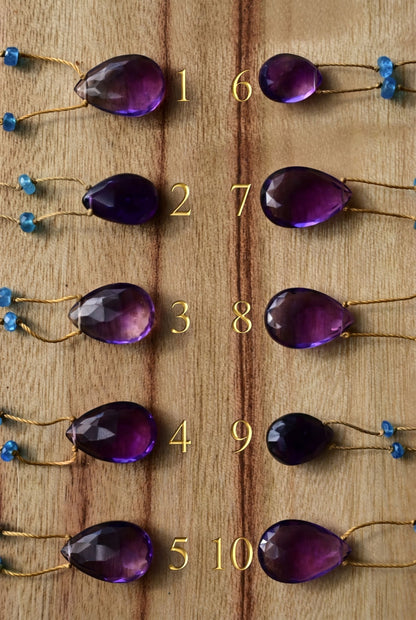 Amethyst Rainbow Drop