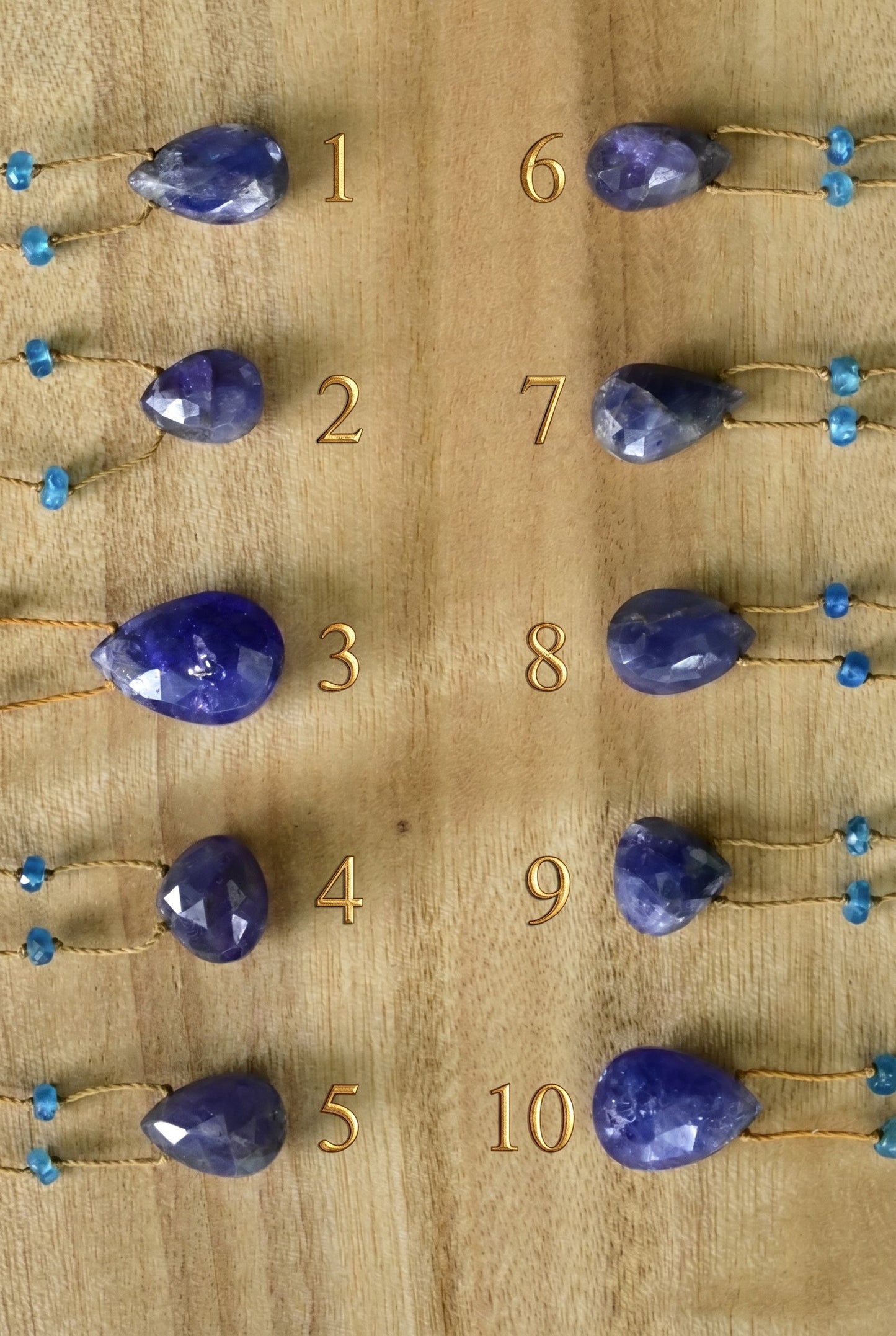 Tanzanite Rainbow Drop