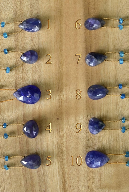 Tanzanite Rainbow Drop