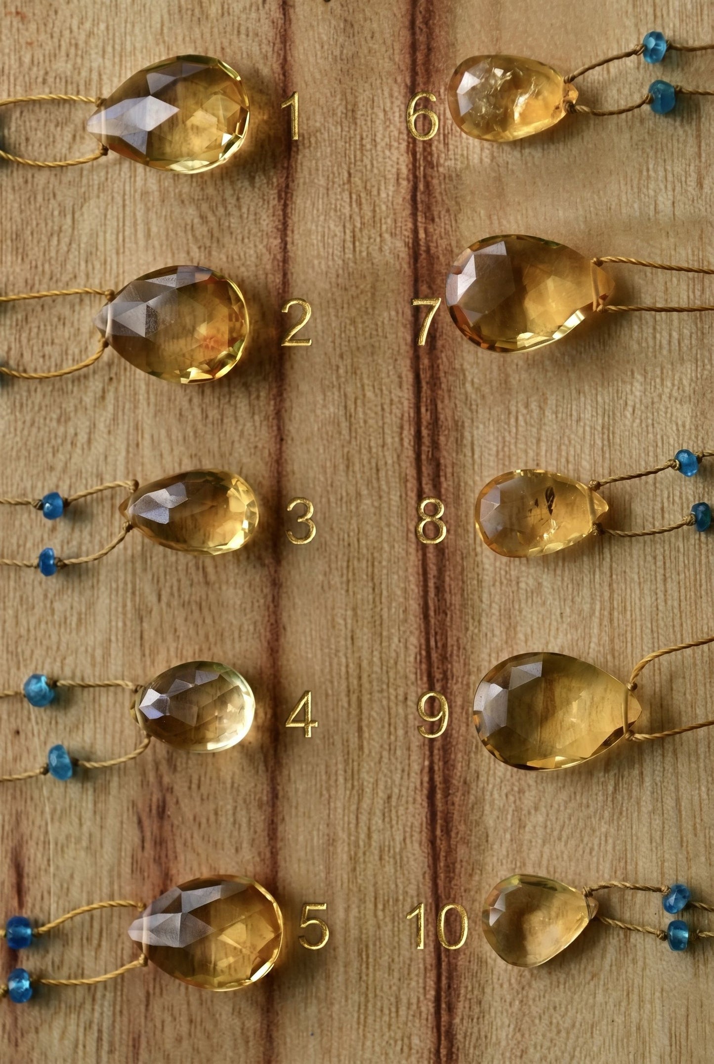 Citrine Rainbow Drop