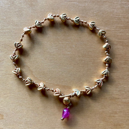 Lotus hearts bracelet