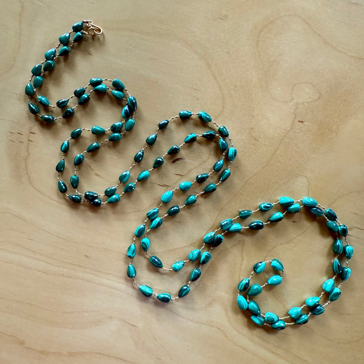 Malachite Drop Lei